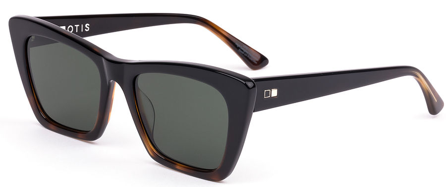 Otis Vixen Black Dark Havana Grey Sunglasses - Image 1