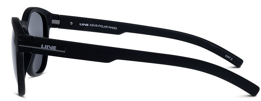 Liive Vision Agus Matt Black Polar Sunglasses - Image 3