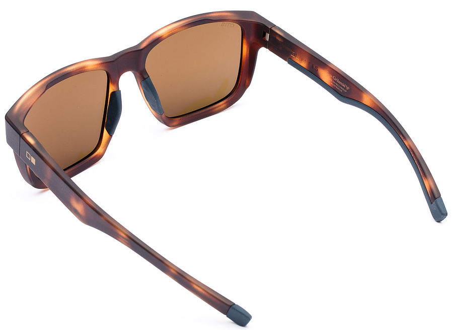 Otis Request Sport Matte Amberwood Tort Brown Polarised Sunglasses - Image 4