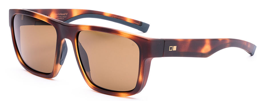 Otis Request Sport Matte Amberwood Tort Brown Polarised Sunglasses - Image 1