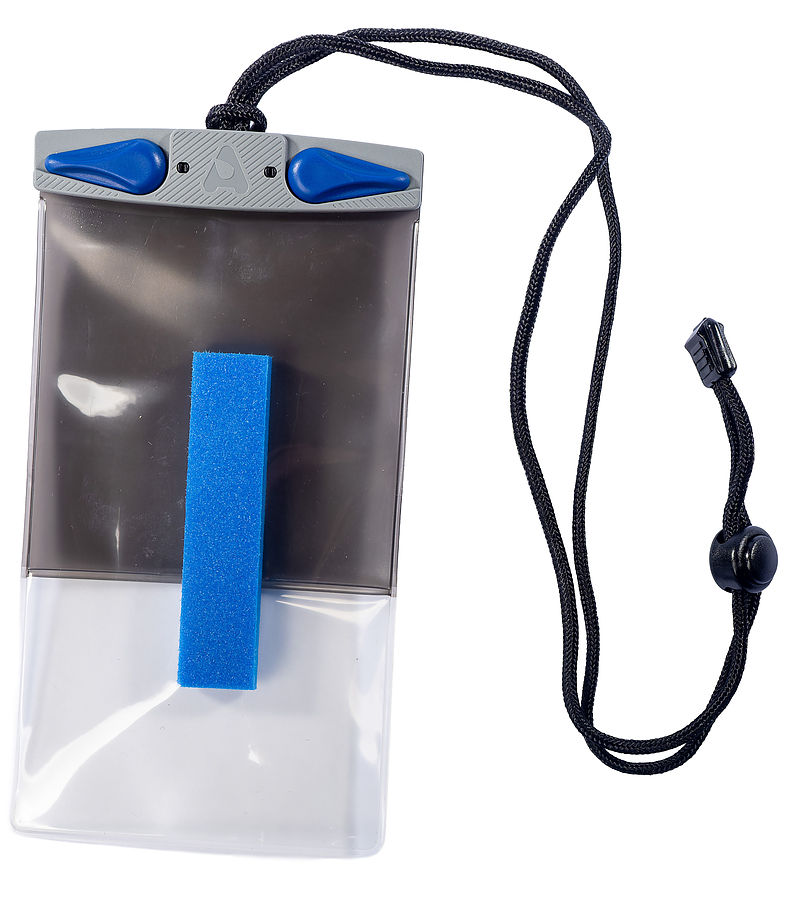 Aquapac Waterproof Floating Phone Case Compact Plus Grey Blue 318 - Image 2