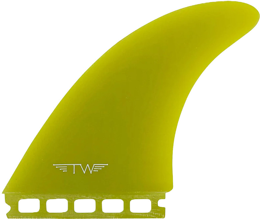 Captain Fin Co Tyler Warren Twin Plus Trailer Fin Set Yellow M - Image 1