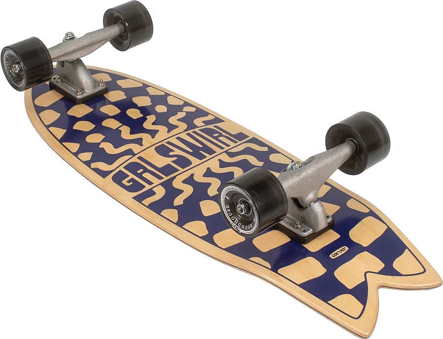 Carver GrlSwirl Swirlcheck CX Raw Complete Skateboard - Image 2