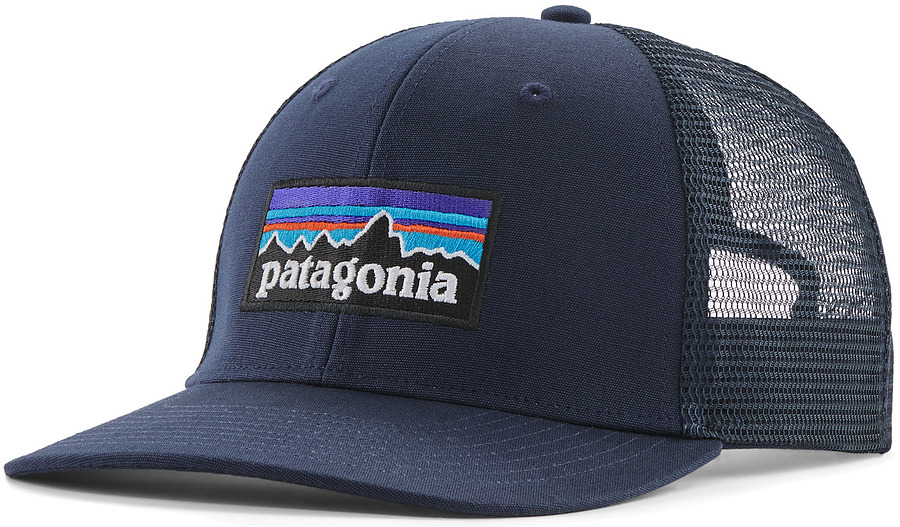 Patagonia P-6 Logo Trucker Hat New Navy