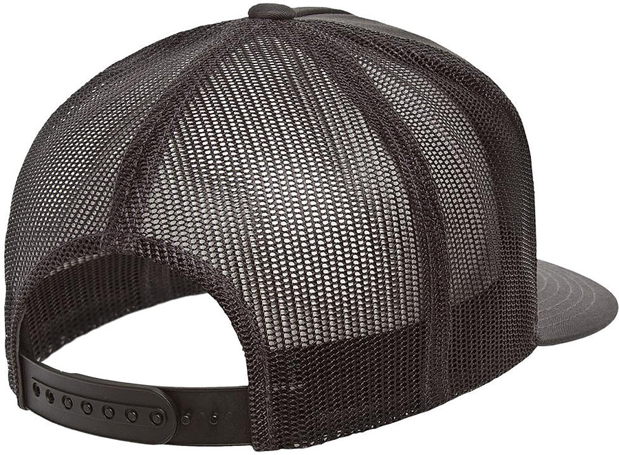 Flexfit 6006 Classic Trucker Charcoal Cap - Image 2