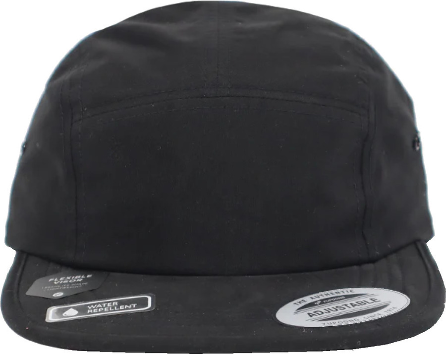 Flexfit 7005 Waterproof Classic Jockey Black Cap - Image 2