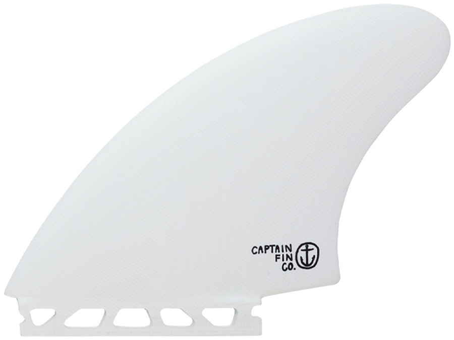 Captain Fin Co CF KEEL ST Fin Set White L