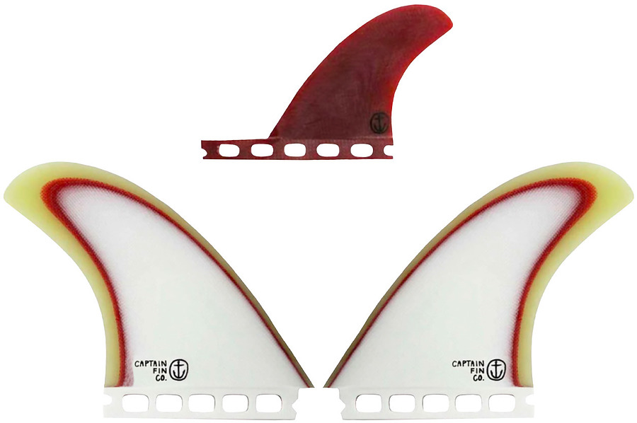 Captain Fin Co CF Twin Especial Plus Trailer Fin Set Honey M - Image 2