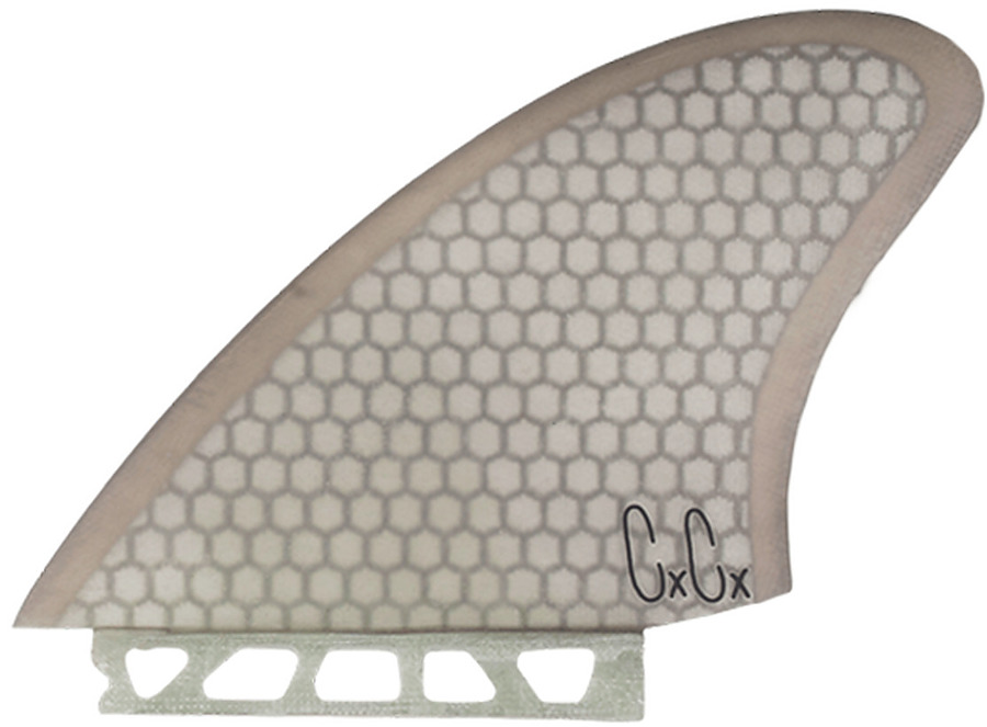 Captain Fin Co Christenson Keel HC Honeycomb Fin Set Smoke