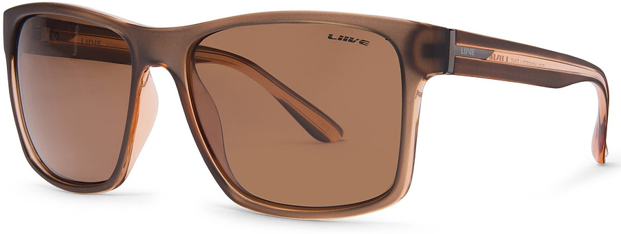 Liive Vision Kerrbox Polarised MAtt Xtal Beer Sunglasses