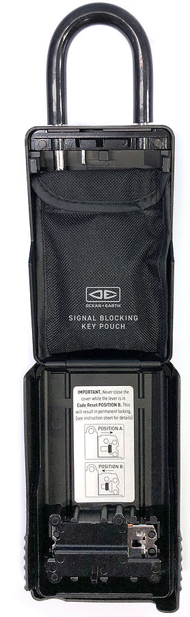 Ocean and Earth Signal Blocking Key Pouch - Image 2