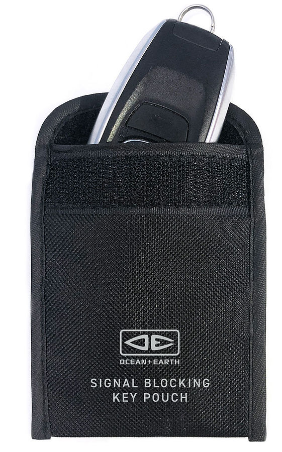 Ocean and Earth Signal Blocking Key Pouch