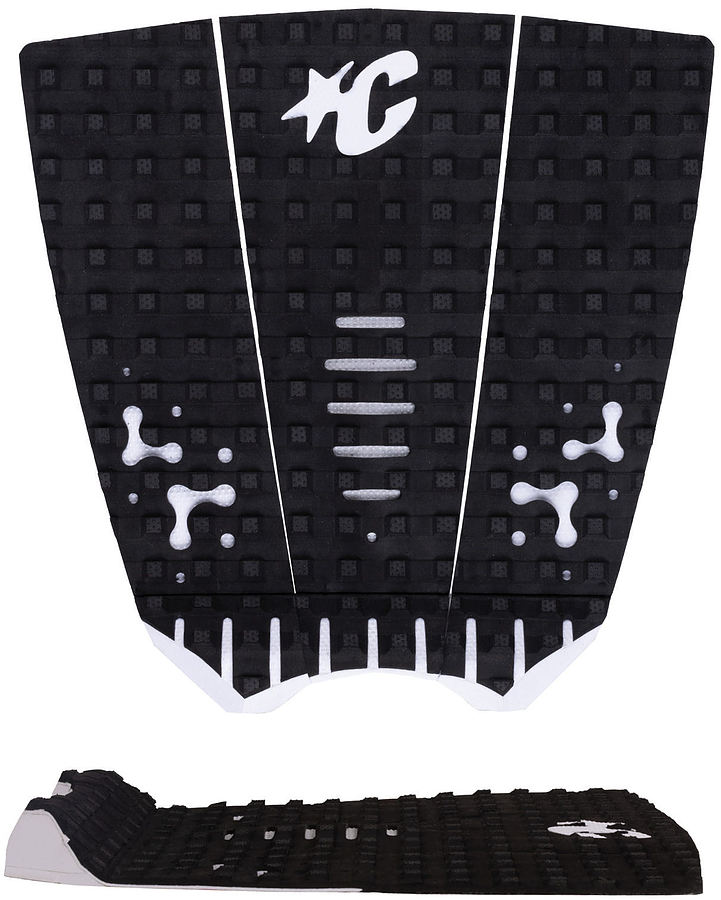 Creatures of Leisure Mick Fanning Loc-Lite EcoPure Tail Pad Black White - Image 1