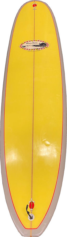 Wayne Deane PU Fibreglass Longboard 9 ft 2 inches - Image 3