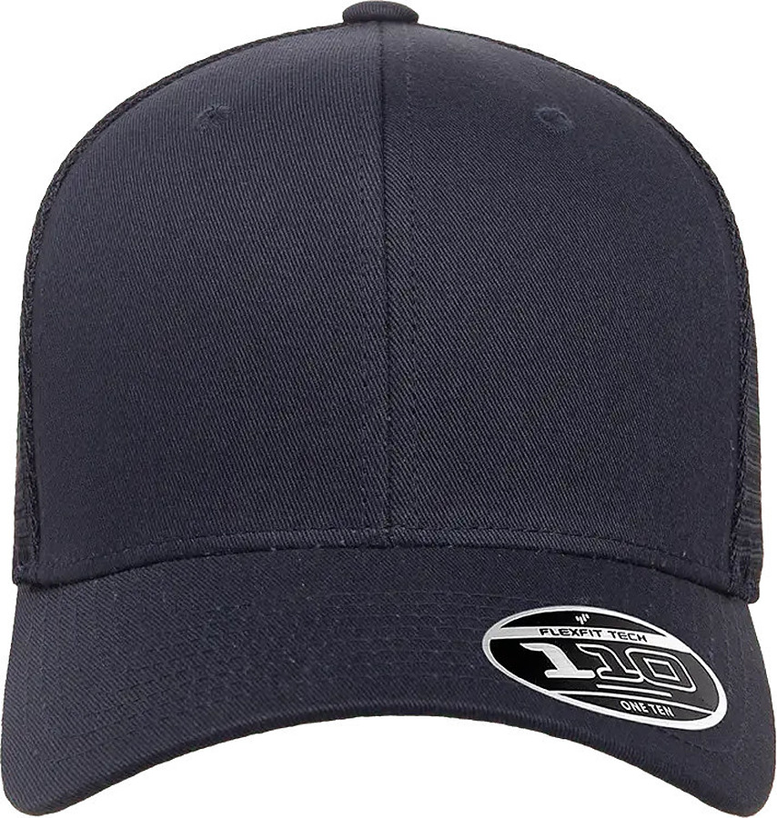 Flexfit 110 Perma Curve 6277MT Mesh Trucker Cap Navy - Image 2
