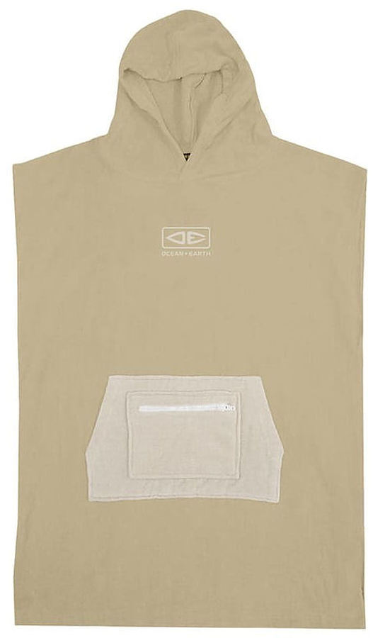 Ocean and Earth Youth Hooded Poncho Pale Blue