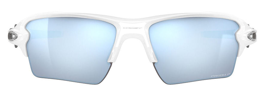 Oakley Flak 2.0 XL Polished White Prizm Deep H2O Polar Sunglasses - Image 2