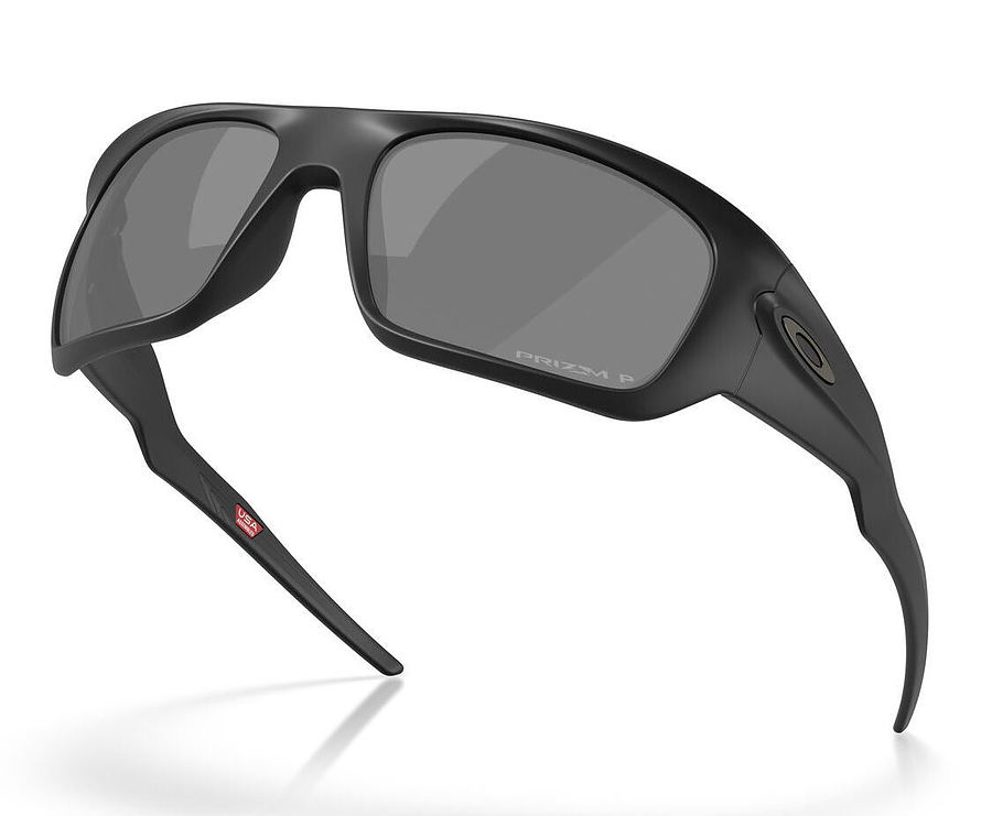 644285 Oakley Masseter Matte Black Prizm Black Polar Sunglasses - Image 4