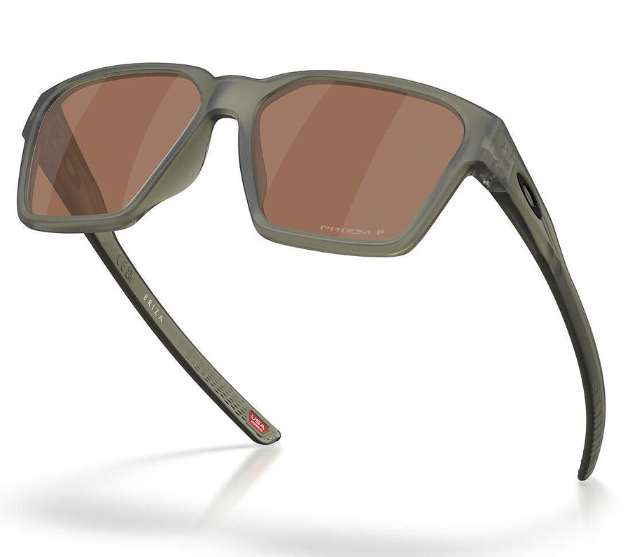 Oakley Briza Matte Olive Ink Prizm Tungsten Polar Sunglasses - Image 3