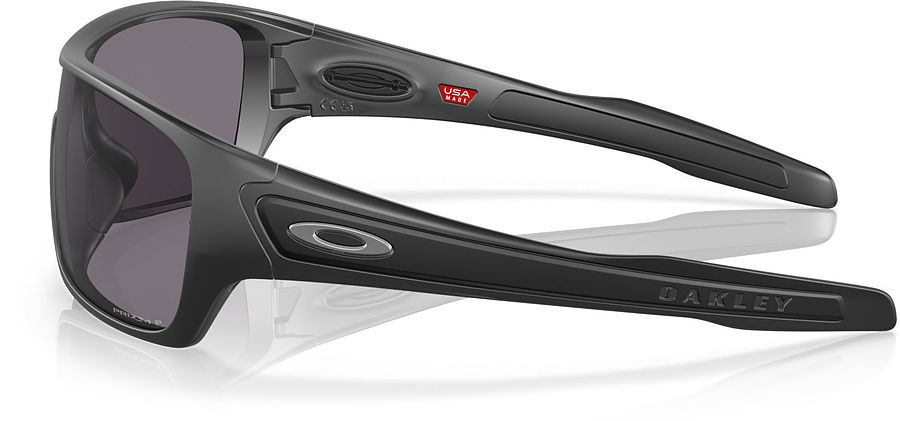 644341 Oakley Turbine Rotor Matte Black Prizm Grey Polarised Sunglasses - Image 4