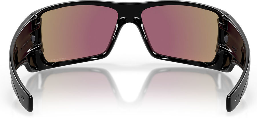 644399 Oakley Batwolf Polished Black Prizm Sapphire Sunglasses - Image 3