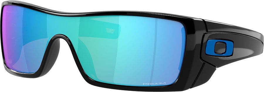 Oakley Batwolf Polished Black Prizm Sapphire Sunglasses