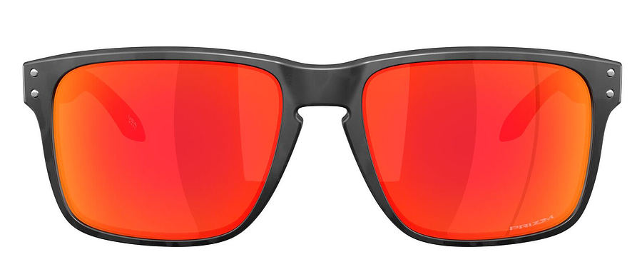 644447 Oakley Holbrook XXL Matte Black Camo Prizm Ruby Sunglasses - Image 2