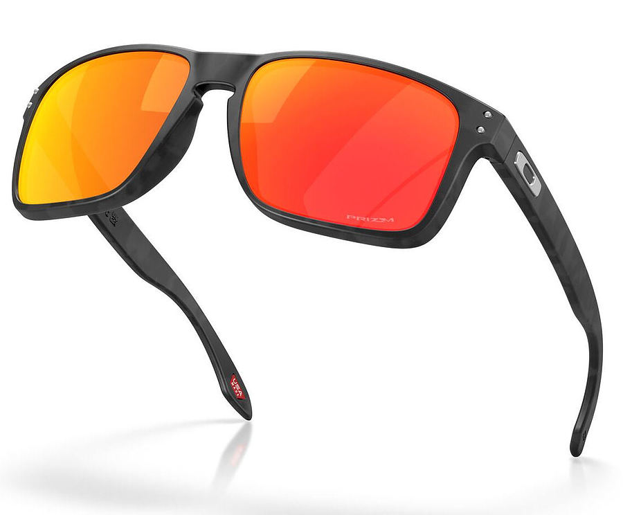 644447 Oakley Holbrook XXL Matte Black Camo Prizm Ruby Sunglasses - Image 3