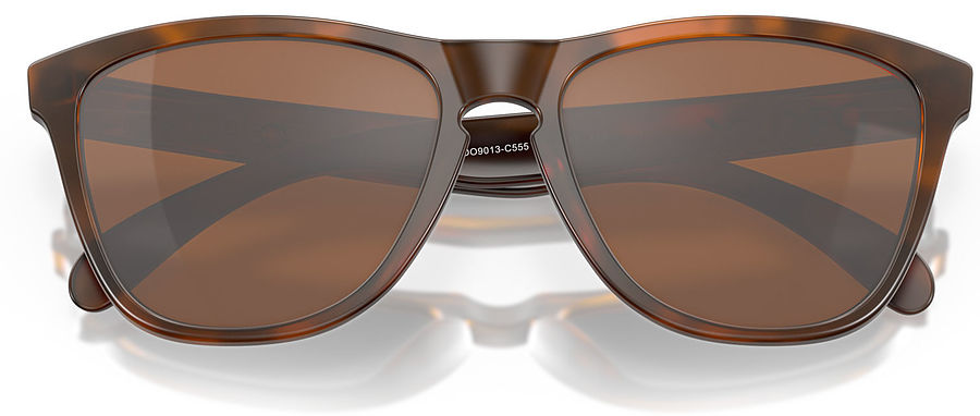 Oakley Frogskin Matte Brown Tortoise Prizm Tungsten Sunglasses - Image 4