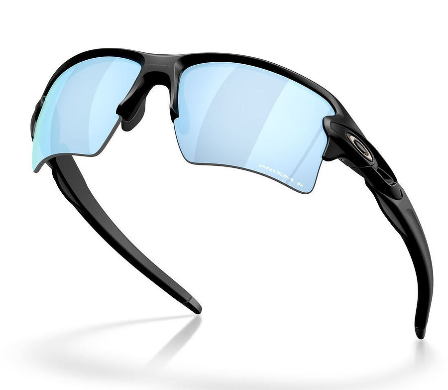 Oakley Flak 2.0 XXL Matte Black Prizm Deep Water Polar Sunglasses - Image 3