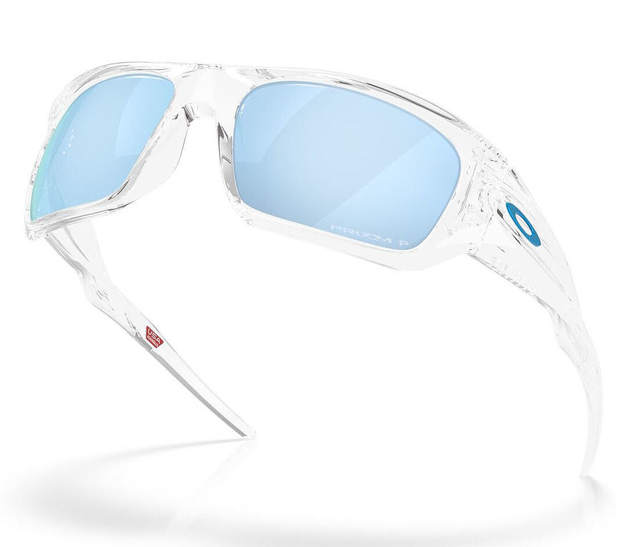 644552 Oakley Masseter Polished Clear Prizm Deep Water Polar Sunglasses - Image 4