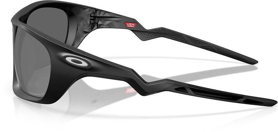645687 Oakley Lateralis Matte Black Prizm Black Polar Sunglasses - Image 4