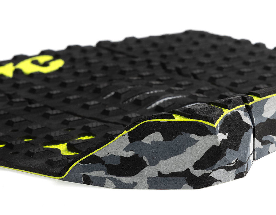 Creatures of Leisure Mick Fanning Loc-Lite EcoPure Tail Pad Black Lime Camo - Image 2