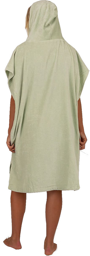 655893 Ocean and Earth Ladies Hooded Poncho Mute Mint - Image 2