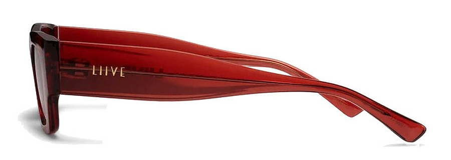 657042 Liive Vision LOBster Polarised Matt Cherry Ripe Sunglasses - Image 3
