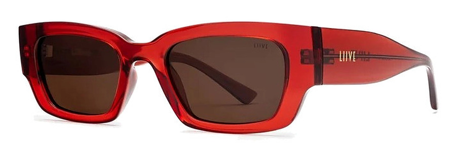 657042 Liive Vision LOBster Polarised Matt Cherry Ripe Sunglasses - Image 1
