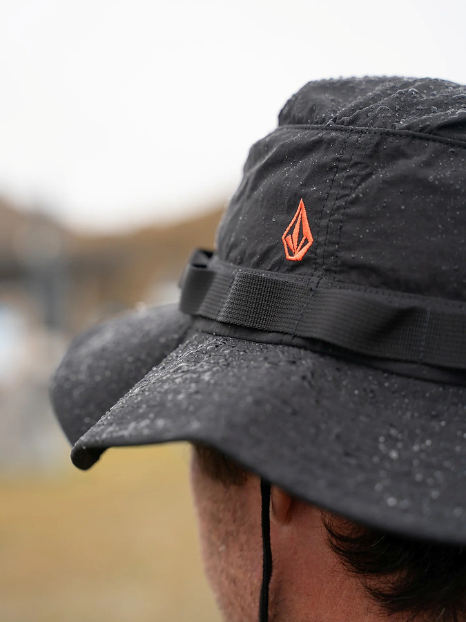 657618 Volcom Workwear Boonie Hat Black - Image 2