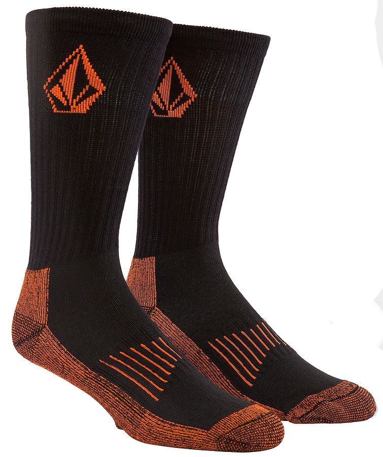 657764 Volcom Workware Socks 3pk Black - Image 1