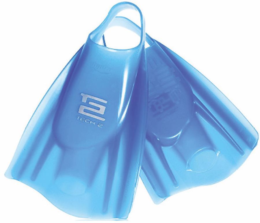 Hydro Tech 2 Ice Blue Swim Fins - Image 1