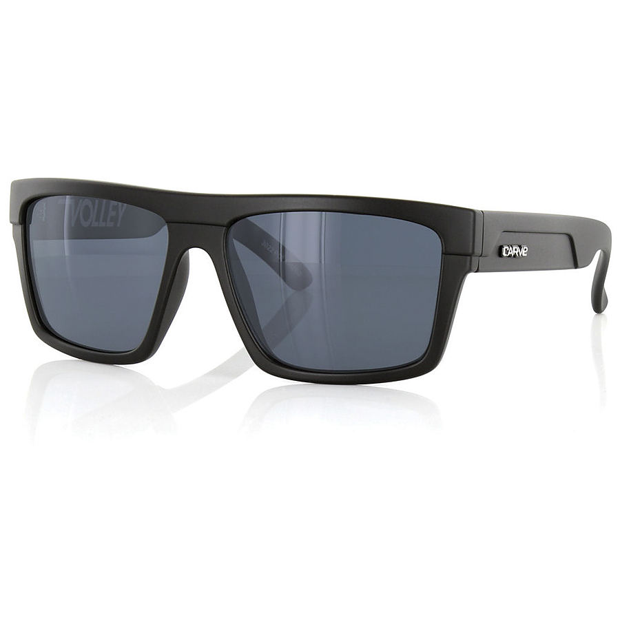 Carve Eyewear Volley Matt Black Glass 1.8mm Polarised Sunglasses