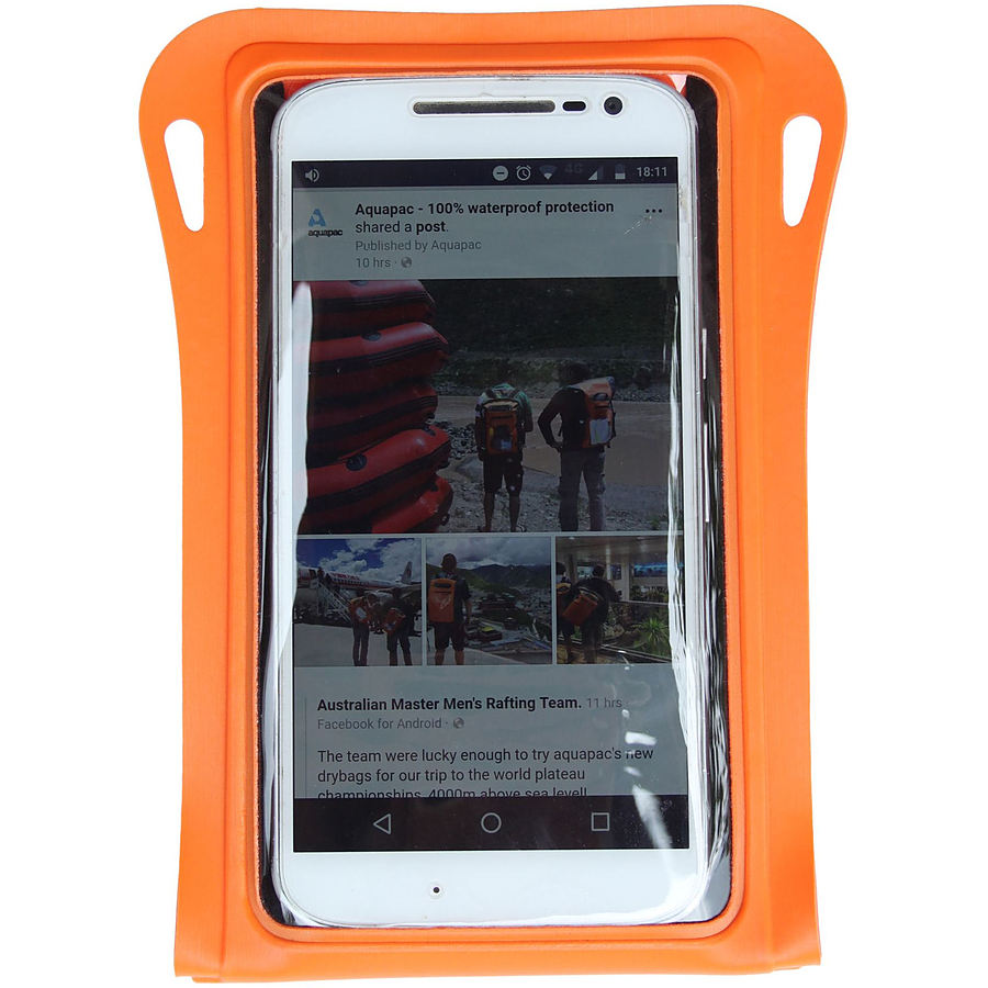 Aquapac Trailproof Phone Case Orange 081 - Image 1