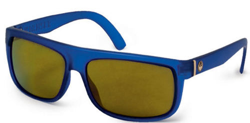 Dragon Wormser Matte Blue Gold Ionized Sunglasses