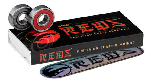 Bones Reds Skate Bearings (8) - Image 1