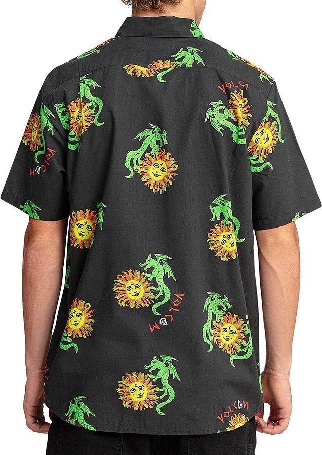 Volcom FA Ozzy Wrong Woven Shirt Stealth - Image 4