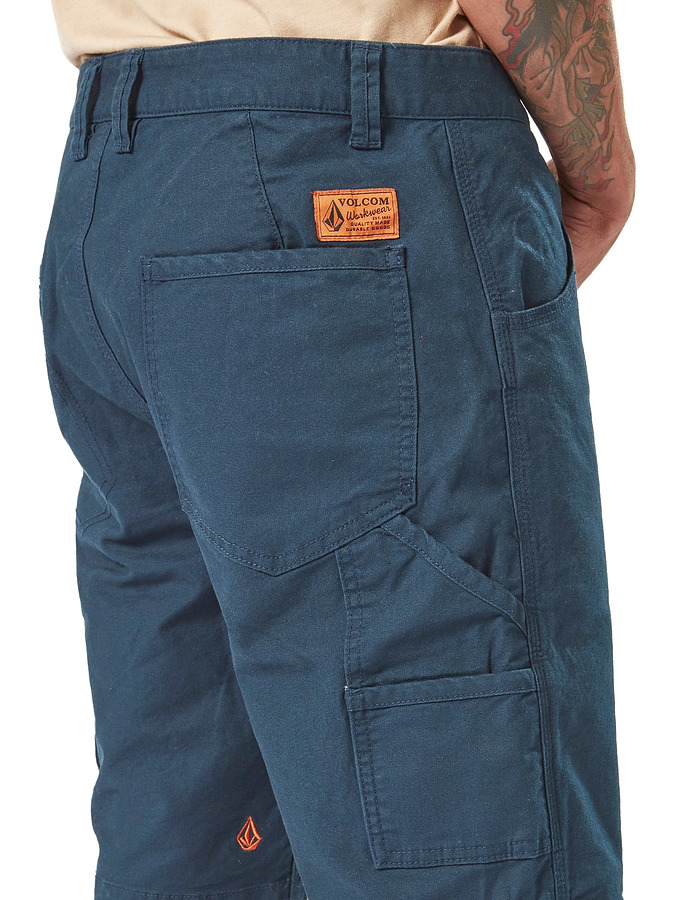 A0902001 Volcom Mens Caliper Work Short 20" Navy - Image 3