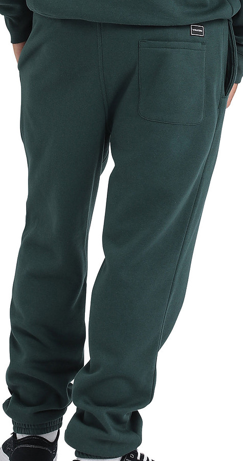 Volcom Vologo Fleece Track Pant Cedar Green - Image 2