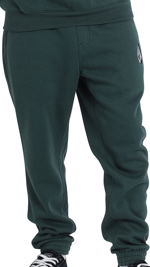 Volcom Vologo Fleece Track Pant Cedar Green - Image 1