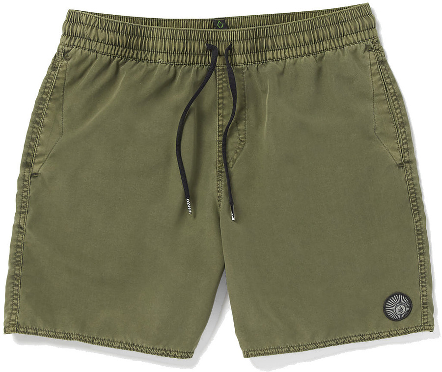 Volcom Center Trunk Mens Walkshorts Expedition Green