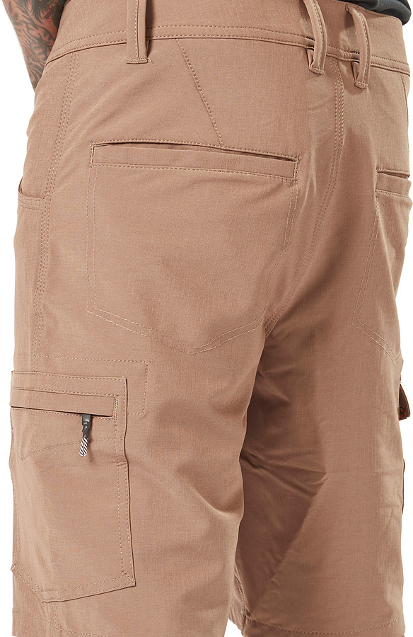 Volcom Slab Hybrid Black Mens Walkshorts Brindle - Image 4