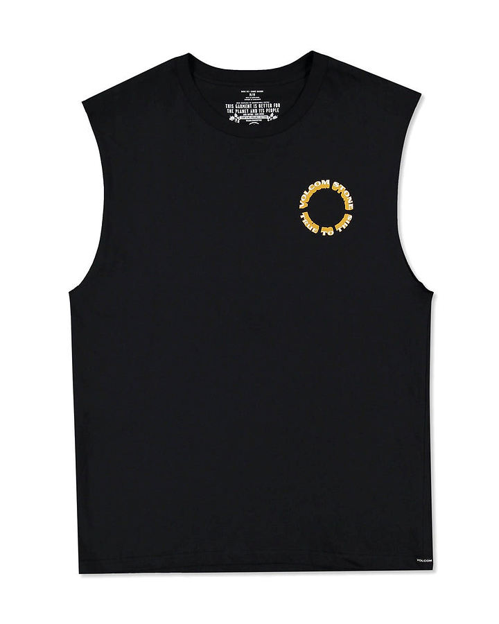 Volcom Daylighter Muscle Mens Singlet Antique Black